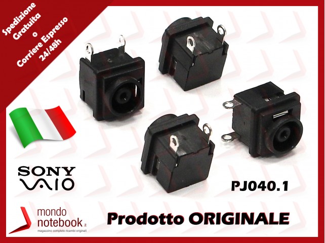 Connettore di Alimentazione DC Power Jack SONY PJ040.1 Vaio Pcg-Frv Series Vgn-Fj Series