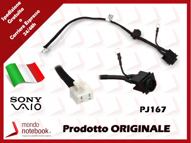 Connettore di Alimentazione DC Power Jack SONY PJ167 VGN-FW (M763)