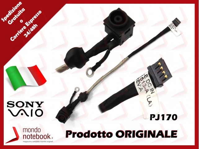 Connettore di Alimentazione DC Power Jack SONY PJ170 VPC-EB