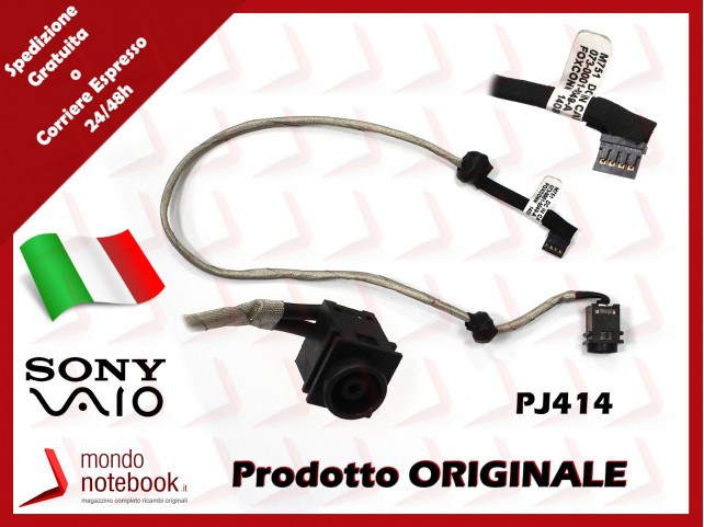 Connettore di Alimentazione DC Power Jack SONY PJ414 VGN-SR PCG-5T1L PCG-5T2L PCG-5T3L PCG-5T4L PCG-5P4L