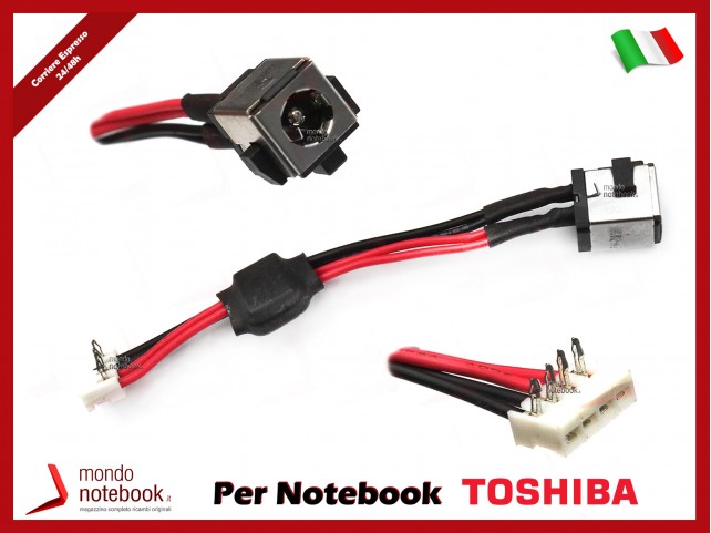 Connettore di Alimentazione DC Power Jack TOSHIBA PJ080 Satellite P205 P205D X205