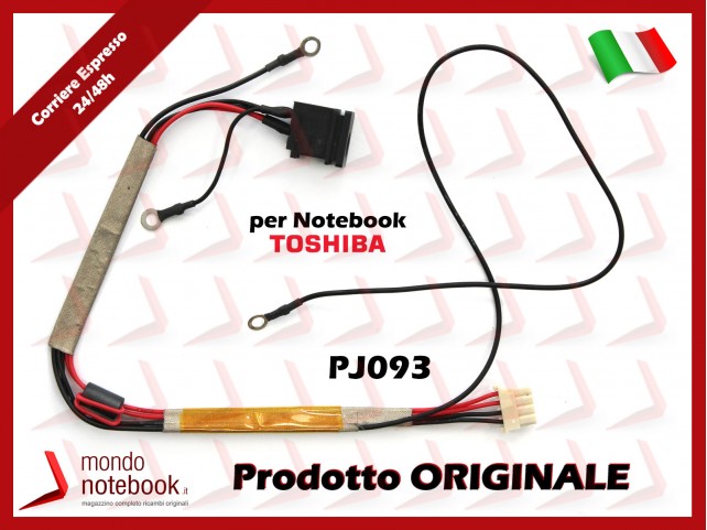 Connettore di Alimentazione DC Power Jack TOSHIBA PJ093 Satellite P300 P305 U300 U305 U400