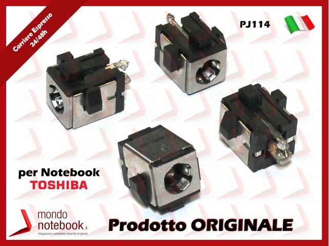 Connettore di Alimentazione DC Power Jack TOSHIBA PJ114 Satellite P200 P205 P205D X205