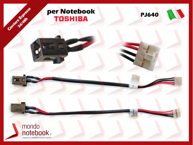 Connettore di Alimentazione DC Power Jack TOSHIBA Satellite L50-B L55-B L50D-B C50D