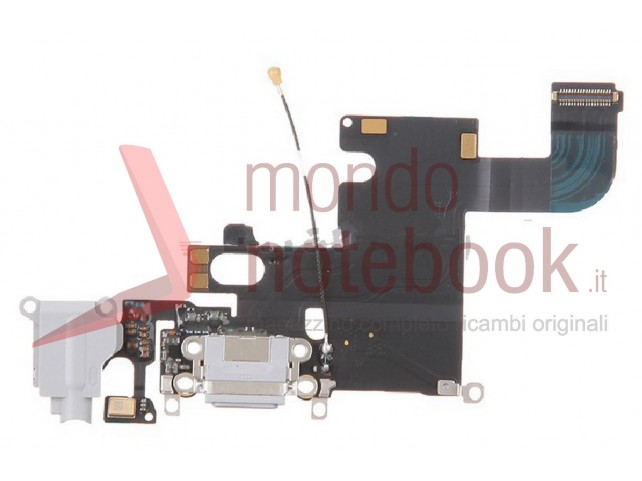 Connettore di Ricarica Apple iPhone 6 Charging Port Flex Cable Ribbon Replacement (BIANCO)