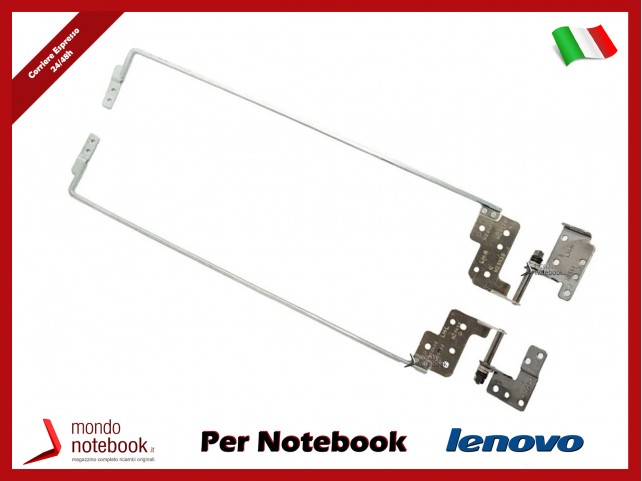 Coppia Cerniere hinges Lenovo Ideapad 300-15IBR 300-15ISK