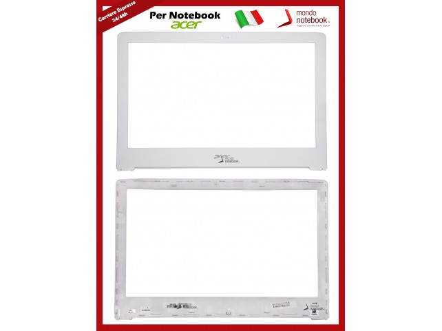 Bezel Cornice LCD Acer Aspire S5-371 S5-371T (Bianca) 60.GCJN2.003