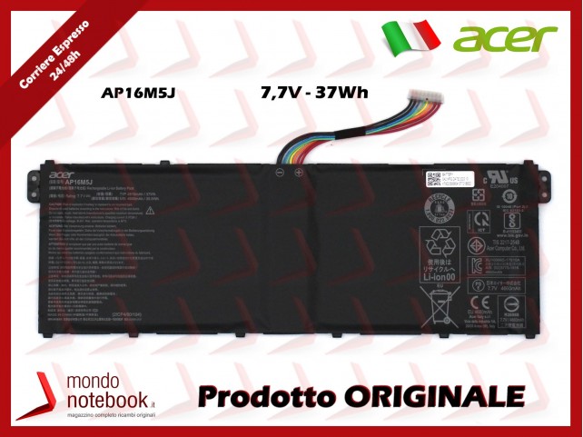 Batteria Originale ACER Aspire A311-31 A314-32 A315-41 A315-53 - AP16M5J 7,7V