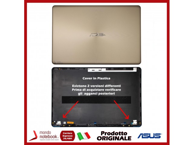 Cover LCD ASUS X510 S510 X510UA X510UF (GOLD) VERSIONE 2 (DISPLAY FULL HD)
