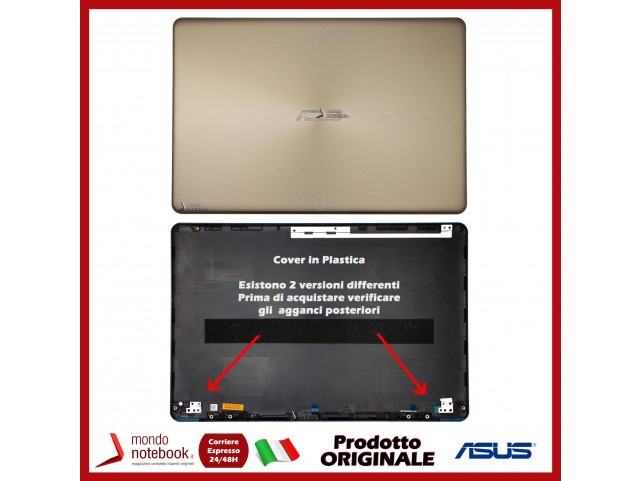 Cover LCD ASUS X510 X510UA X510UF X510UN X510UQ S510 (Rose Gold) Versione 2