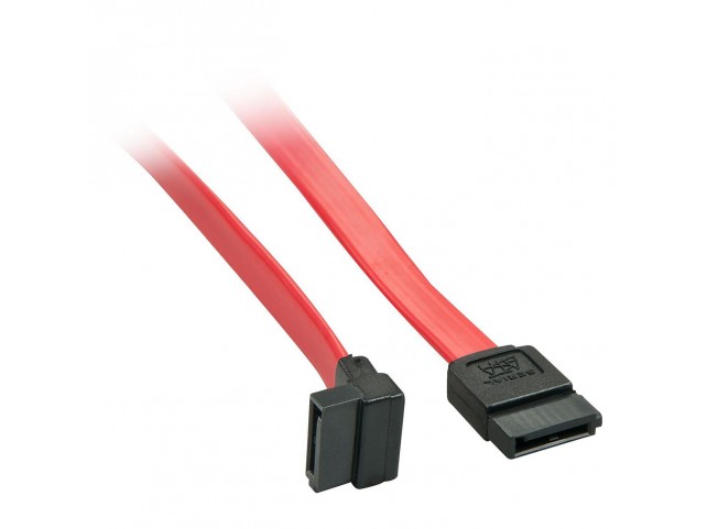 Lindy Int.SATA III Cable with 90ø  Plug, 0.7m