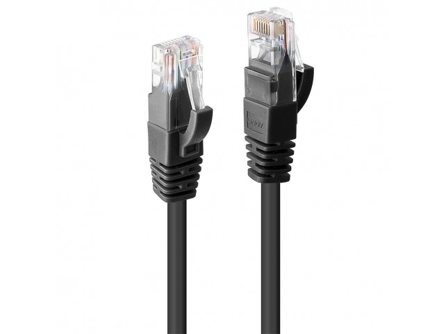 Lindy 1M Cat.6 U/Utp Cable, Black  