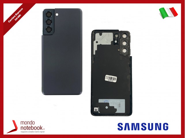BACK COVER + CAMERA FRAME PER SAMSUNG S21 5G G991B SCOCCA COPRIBATTERIA