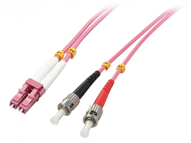 Lindy Fibre Optic Cable LC/ST OM4,  2m