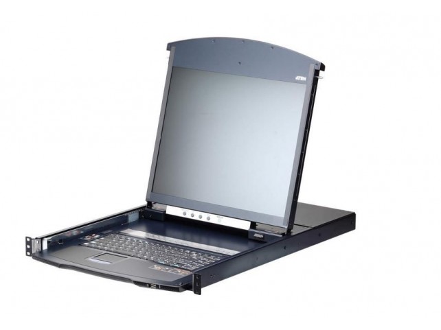 Aten 16-Port 19 LCD CAT5e/6 KVM  over IP Switch Dual Rail