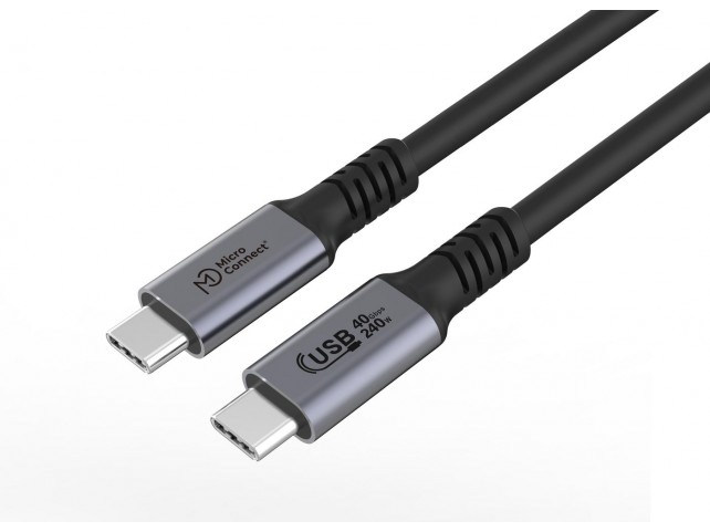 MicroConnect Premium USB4 USB-C cable 2m  40Gbps, 240W