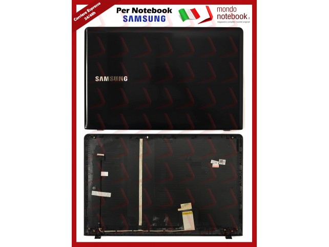 Cover LCD SAMSUNG NP270E5G - (NERO) Con cavo Flat