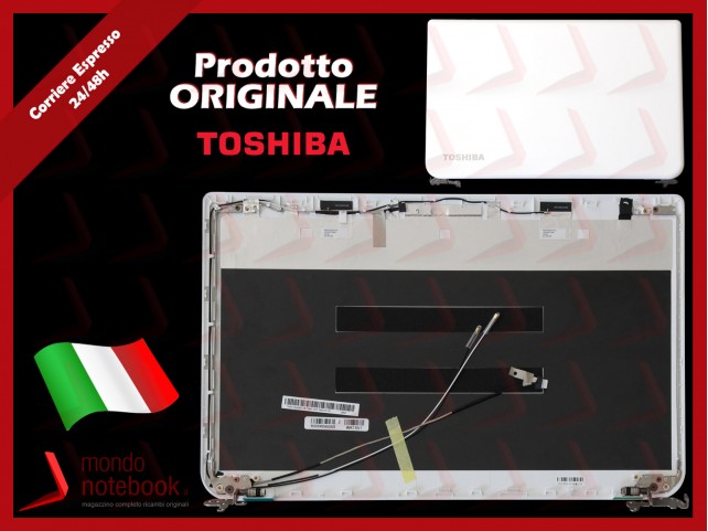 Cover LCD TOSHIBA Satellite L50-A-12L L50-A-126 L50-A-12Q L50-A-133 (BIANCO)