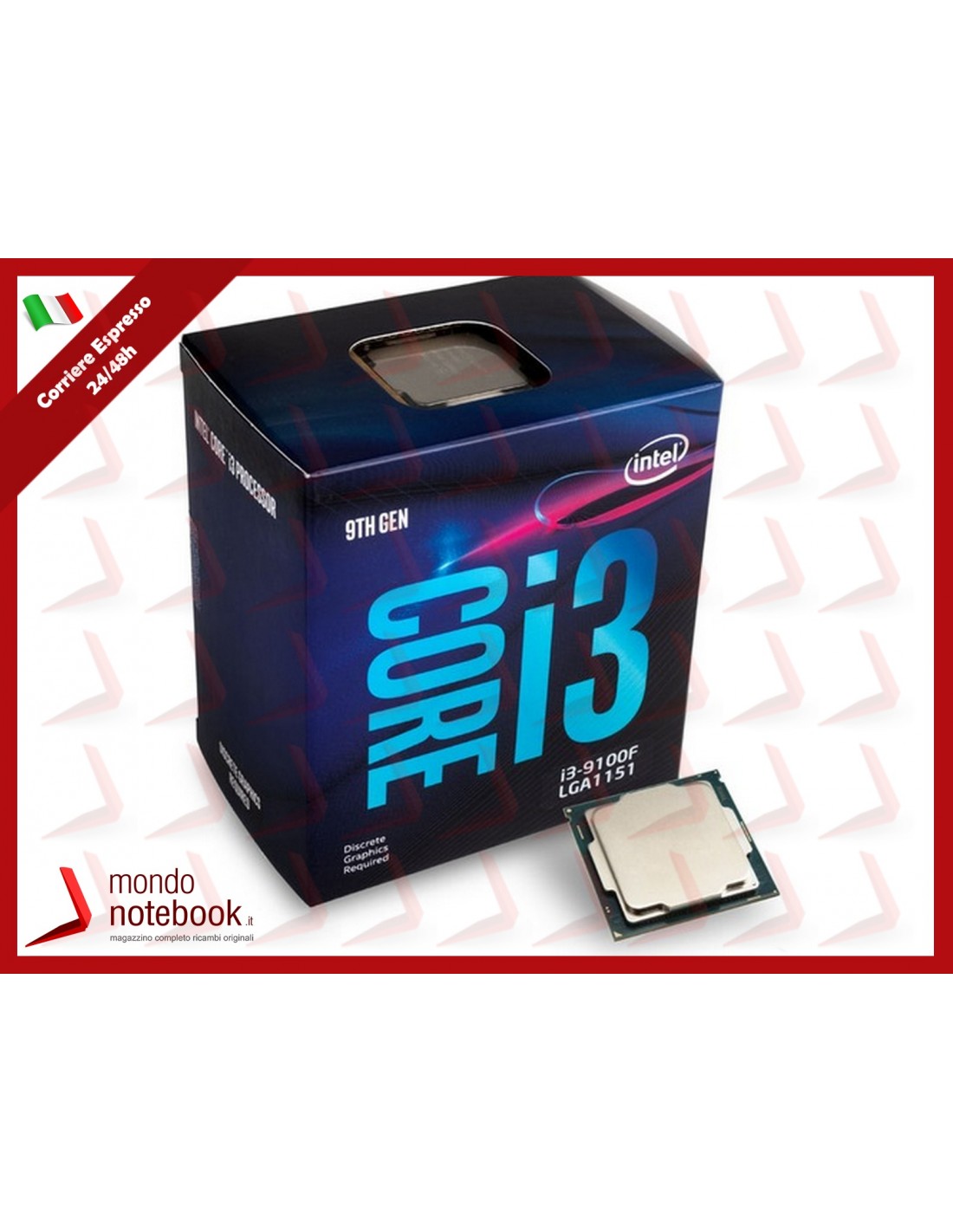 Intel Core i3-9100F processor 3.6 GHz Box MB Smart Cache 