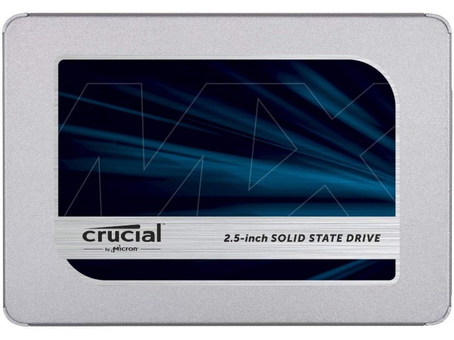 Crucial MX500 CT500MX500SSD1(Z) SSD Interno, 500 GB, 3D NAND, SATA, 2.5 Pollici