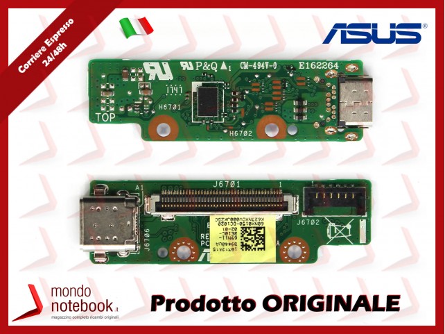 DC Power Board Asus B9440UA DC IN_BD - 90NX0150-R10010