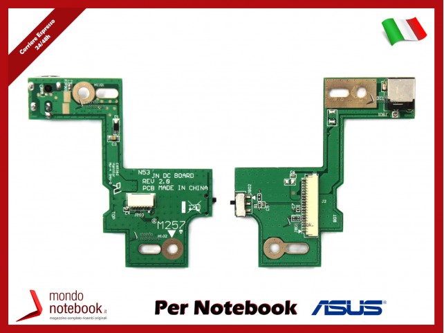 DC Power Board ASUS PJ609 N53 Series N53SV REV. 2.0
