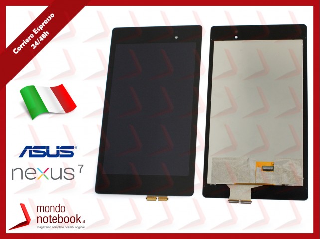 Display LCD con Touch Screen Compatibile Asus Google Nexus 7 2a Generazione 7" (NERO)