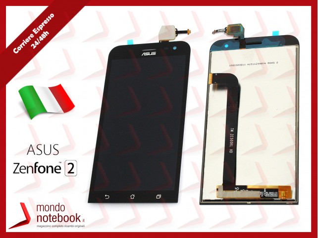 Display LCD con Touch Screen Compatibile Asus ZenFone 2 Laser ZE500KL ZE500KG Senza Frame