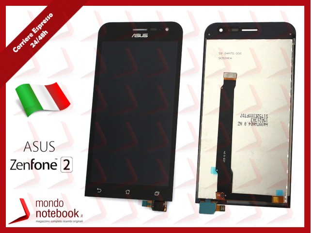 Display LCD con Touch Screen Compatibile Asus ZenFone 2 ZE500CL Senza Frame