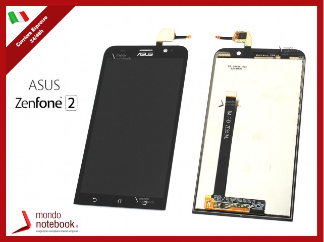 Display LCD con Touch Screen Compatibile Asus ZenFone 2 ZE551ML Senza Frame