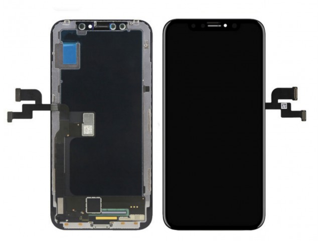 Display LCD con Touch Screen Compatibile per APPLE iPhone X (Oled) con Frame