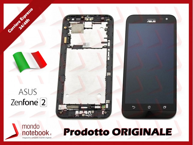 Display LCD con Touch Screen Originale Asus ZenFone 2 Laser ZE500KL ZE500KG con Frame