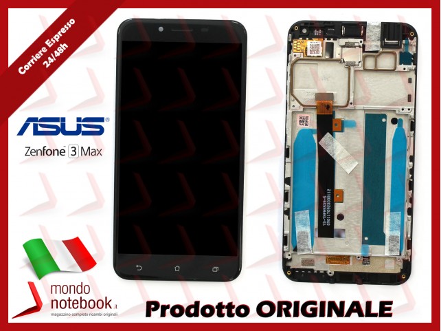 Display LCD con Touch Screen Originale Asus ZenFone 3 Max ZC553KL (Nero)