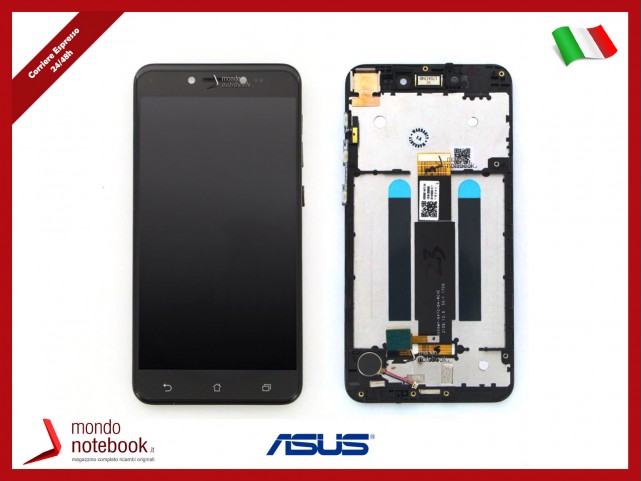 Display LCD con Touch Screen Originale Asus ZenFone Live ZB501KL con Frame (Nero)