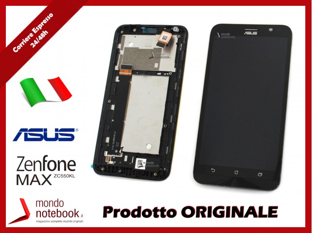 Display LCD con Touch Screen Originale Asus ZenFone Max ZC550KL (Nero)