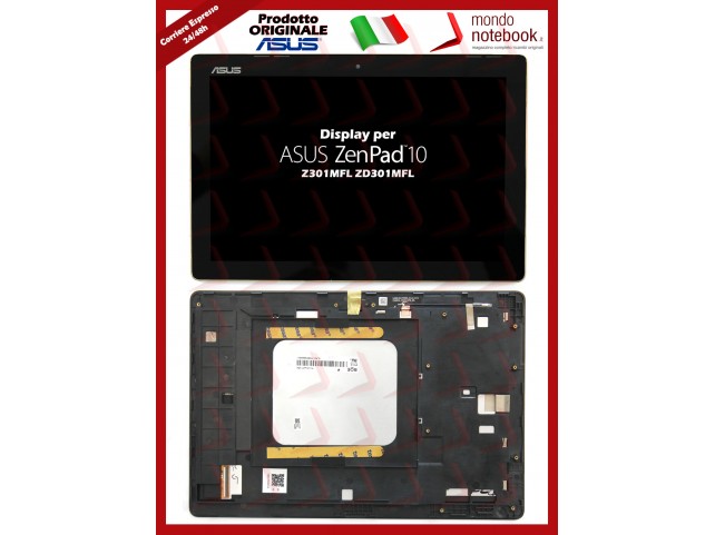 Display LCD con Touch Screen Originale Asus ZenPad 10 Z301MFL ZD301MFL (Black/Gold)