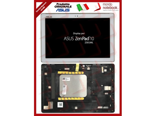 Display LCD con Touch Screen Originale Asus ZenPad 10 Z301ML BIANCO