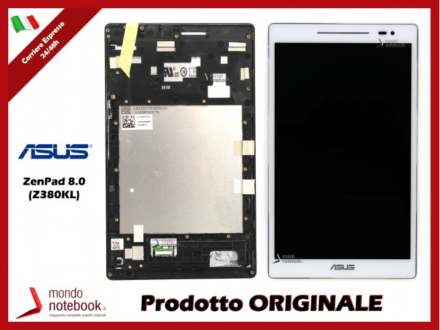 Display LCD con Touch Screen Originale Asus ZenPad 8.0 (Z380KL) Bianco