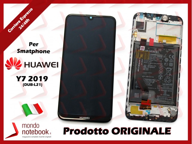 Display LCD con Touch Screen Originale Huawei Y7 2019 (DUB-L21)
