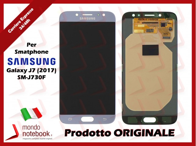 Display LCD con Touch Screen Originale SAMSUNG Galaxy J7 (2017) SM-J730F (Silver)