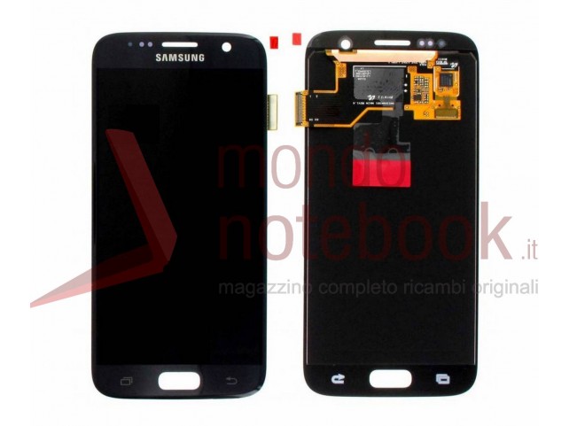 Display LCD con Touch Screen Originale SAMSUNG Galaxy S6 G920 (Nero)