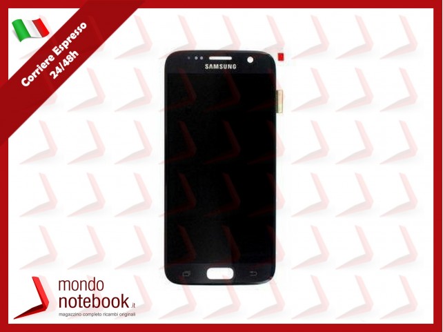 Display LCD con Touch Screen Originale SAMSUNG Galaxy S7 SM-G930F (Nero)