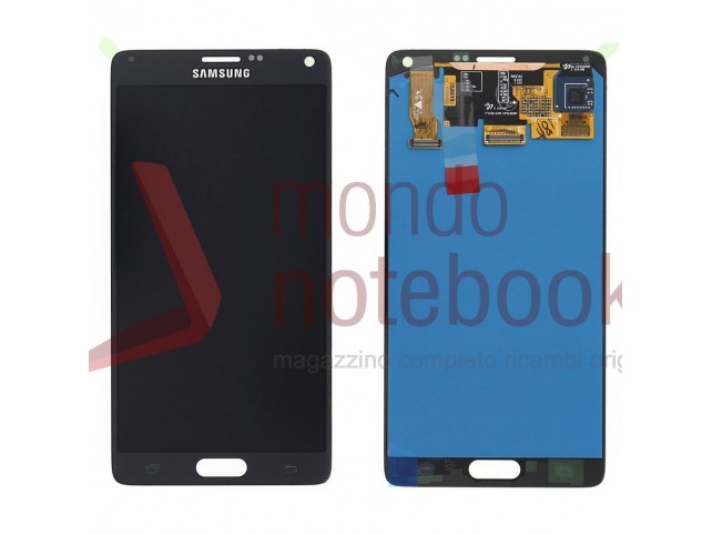 Display LCD con Touch Screen Originale SAMSUNG SM-N910F Galaxy Note 4 (Nero)