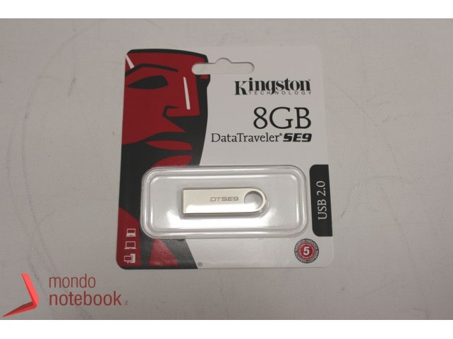 PENDRIVE KINGSTON USB 2.0  8 GB "data traveler SE9"
