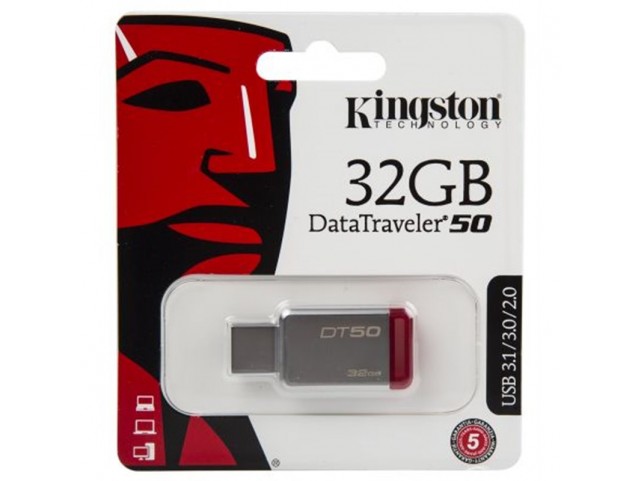 PENDRIVE KINGSTON USB 3.0 32GB DATATRAVELER DT50