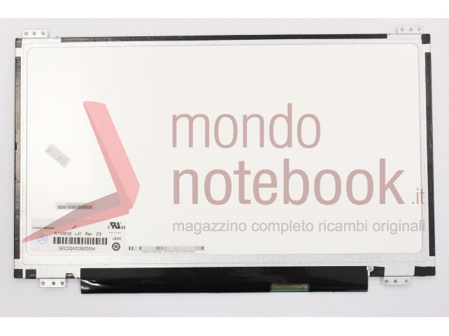 Display LED 13,3'' (1366x768) WXGA HD SLIM (BRACKET SUP E INF 3 Fori) 40 Pin DX (LUCIDO)