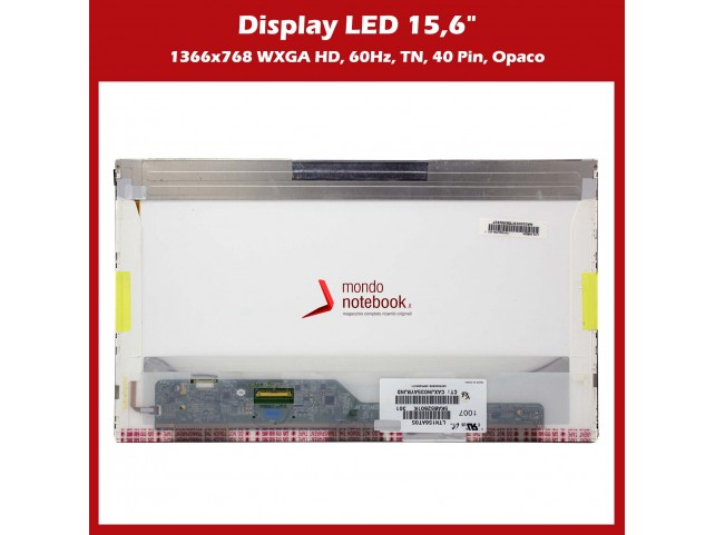 Display LED 15,6" (1366x768) WXGA HD 40 Pin SX (OPACO)