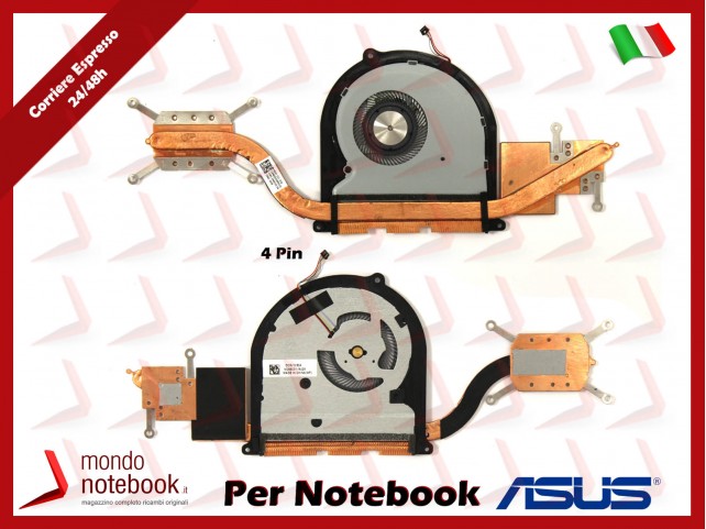 Dissipatore e Ventola Heatsink Fan CPU ASUS UX331 UX331U UX331UN