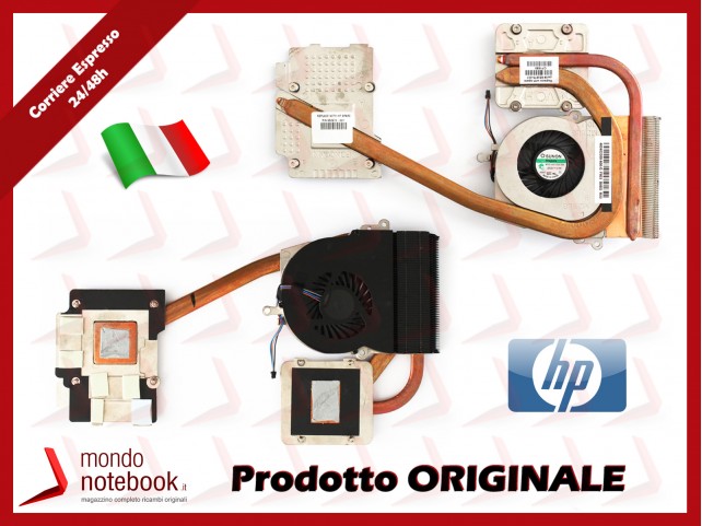 Dissipatore e Ventola Heatsink Fan CPU HP EliteBook 8540W 8560W 652675-001