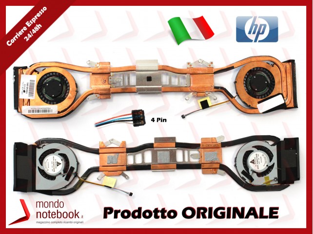 Dissipatore e Ventola Heatsink Fan CPU HP Envy 13-1000